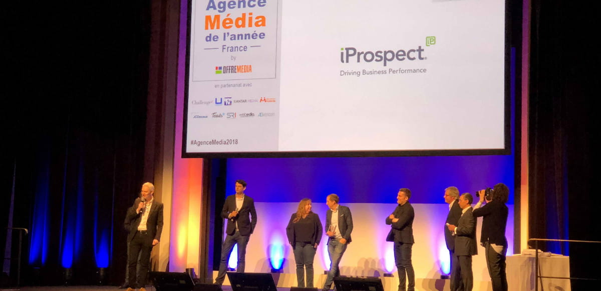 iProspect remporte le prix de l’Agence Média de l’année 2018 par Offremedia 